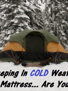 Best camping bed for keeping warm