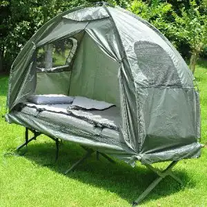 Camping And Sleeping For One Person