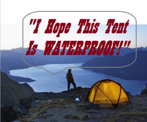 Are all Tents Waterproof 