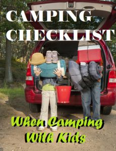 What To Bring When Camping With Kids