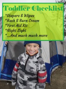 Camping With Toddlers Checklist