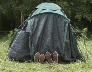 Tent Camping In Summer