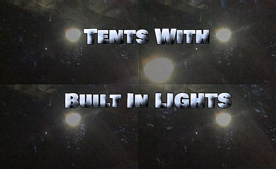 Tents With Built In Lights LED