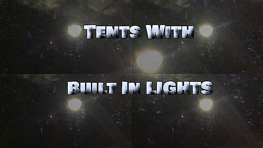 Tents With Built In Lights LED