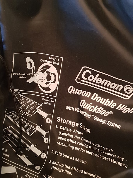 Coleman Quick Bed Carry Case Wrap N Roll
