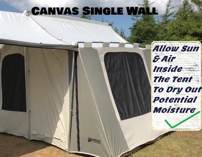 Single Or Double Wall Tent For Camping In Winter