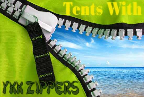Tents With YKK Zippers
