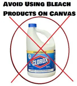 Avoid Cleaning Canvas Tent With Bleach