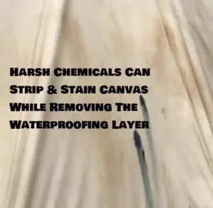 What Cleaning Products Not To Use On A Canvas Tent
