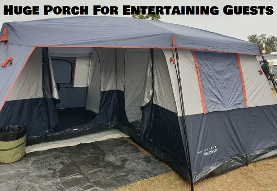 Luxurious Tent With Large Porch Area