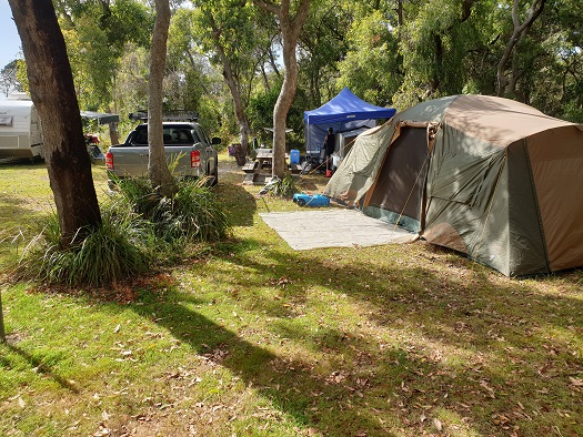Camping Offers Large Space For Families