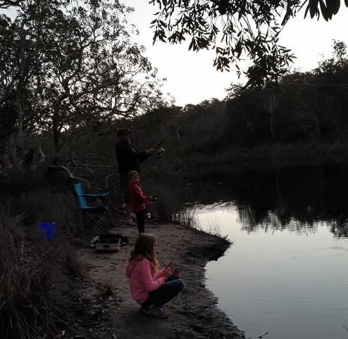 Camping Fishing With Kids