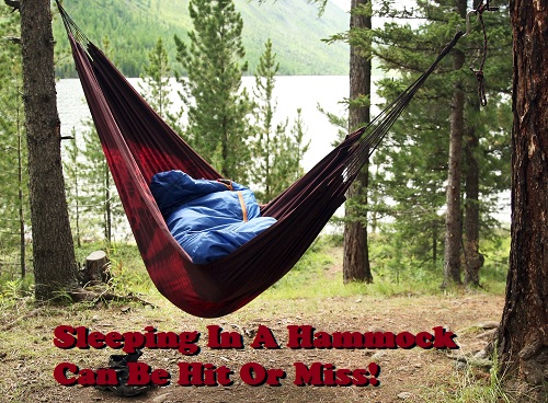 Can You Sleep In A Hammock While Camping Sleeping With Air