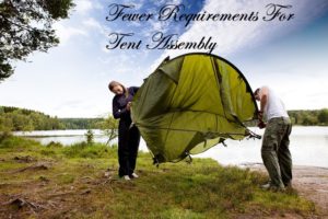 Setting up tent versus a hammock